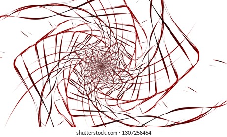 fractal background red