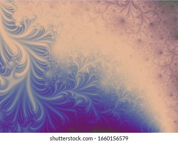 Fractal background in Vector. Abstract spirals. Beautiful generated fractal. Eps10.