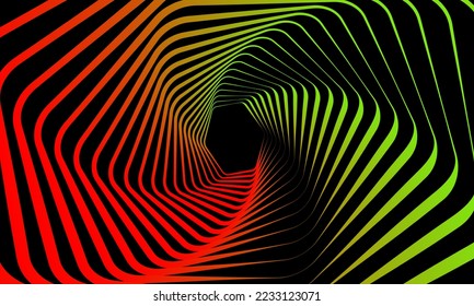 fractal burst, Spiral pattern and gradient twisting background