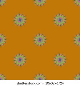 Fractal for design abstract multicolor background seamless.