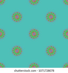 Fractal for design abstract multicolor background seamless.