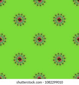 Fractal for design abstract multicolor background seamless.