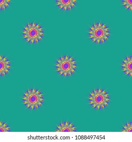 Fractal for design abstract multicolor background seamless.