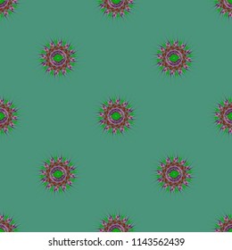 Fractal for design abstract multicolor background seamless.