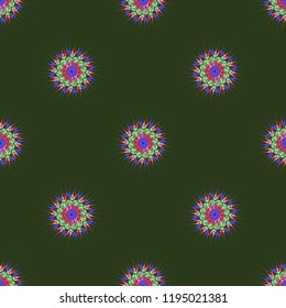 Fractal for design abstract multicolor background seamless.