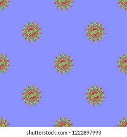 Fractal for design abstract multicolor background seamless.