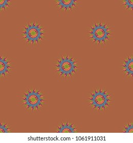 Fractal for design abstract multicolored background seamless.