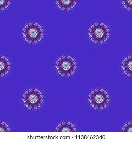 Fractal for design abstract multicolored background seamless.
