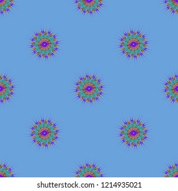 Fractal for design abstract multicolored background seamless.