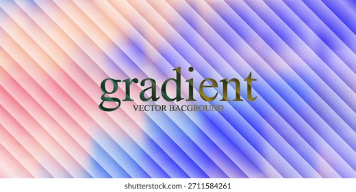 Fractal-verzerrende Textur, gerippte Prismenoberfläche in irisierenden Tönen. Lebhafter Rippelgradient, optisches Lichtfeld, Vektorgrafik