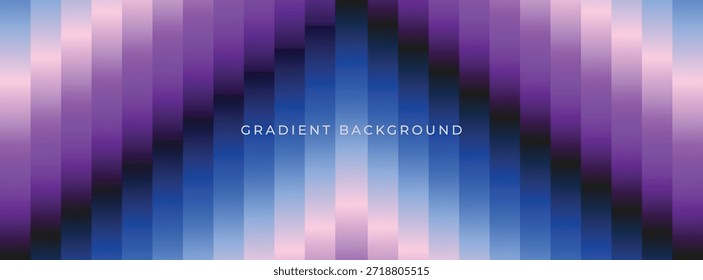 vidro fractal Abstract Pixel Gradient Fundo com roxo e azul Simétrico Design