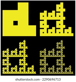 Fractal. Irregular geometric shapes that can be divided into individual parts, each of which is ideally a reduced copy of the whole, are therefore referred to as fractals.