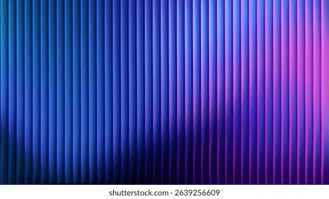 Fractal ribbed neon glass background with color gradient and abstract blur. Texture blue with graphic aura, mesh pink, and hologram pastel. Soft bright grainy poster with retro vibrant prism.