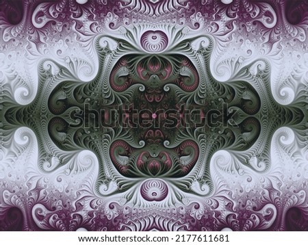 fractal seamless background. abstract vector. 