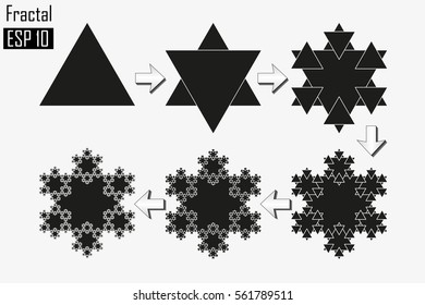 Fractal. Vector illustration of a fractal.