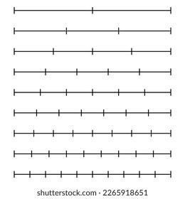 Fraction number line sheet in mathematics.