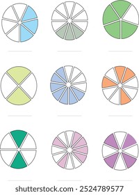 Fraction Pies Worksheet: Visual Learning Tool for Understanding Fractions