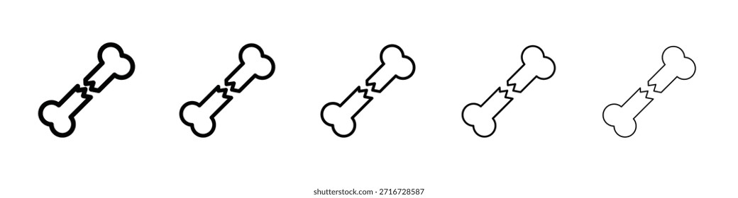Fracture icon design, logo, app, UI. Vector illustration, EPS