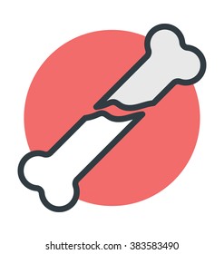 Fracture Vector Icon
