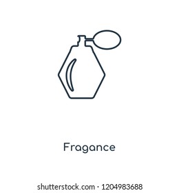 Fragance concept line icon. Linear Fragance concept outline symbol design. This simple element illustration can be used for web and mobile UI/UX.
