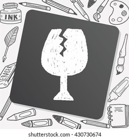 FRAGILE doodle drawing