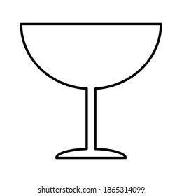 Frágil icono plano aislado en fondo blanco. Símbolo de paquete frágil. Ilustración de vector de etiqueta