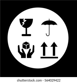 fragile icon