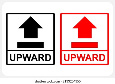 fragile icon. sign icon up in vector illustration.