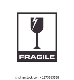 Fragile Icon Vector
