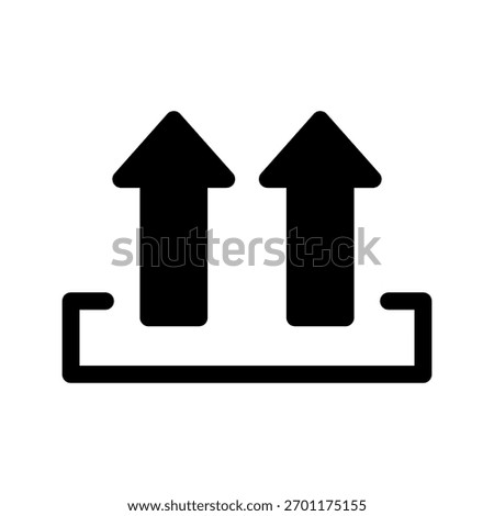 Fragile Icon Vector Symbol Design Illustration