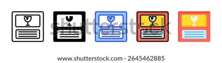 Fragile Label Icon Collection With Multiple Styles
