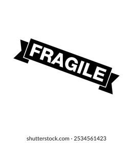 Fragile Letter Rubber Stamp Template