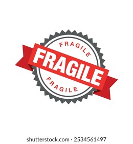 Fragile Letter Rubber Stamp Template