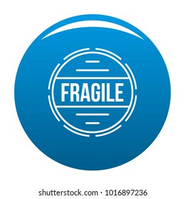 Fragile logo. Simple illustration of fragile vector logo for web