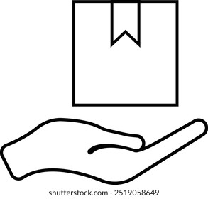 Fragile package icon , handle with care logistics and delivery shipping labels, fragile box, cargo warning vector signs, Isolated black vector marks on transparent background. used for mobile app.