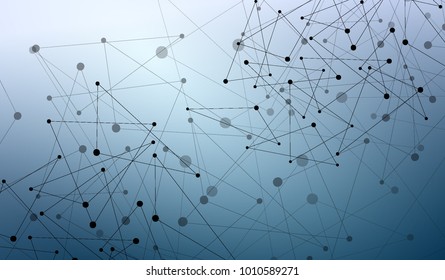 Fragile polygonal elements on a blue background.