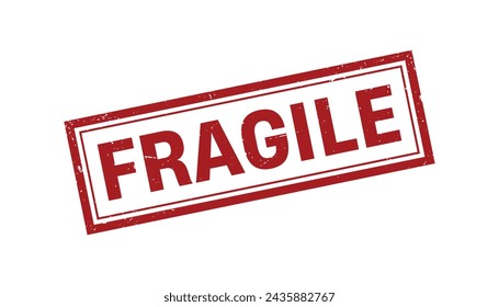 Fragile Stamp,Fragile Grunge Square Sign