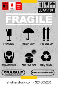 fragile, sticker