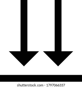 fragile vector flat color icon 