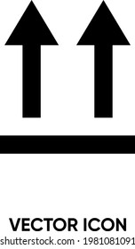 Fragile Vektorsymbol. Moderne, einfache flache Vektorgrafik für Website oder mobile App. Fragiles Symbol, Logo-Illustration. Pixel perfekte Vektorgrafik