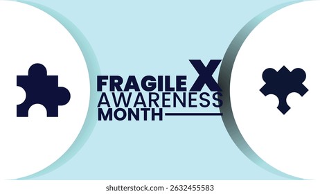 Fragile X, Strong Hearts, Raising Awareness Together design templet