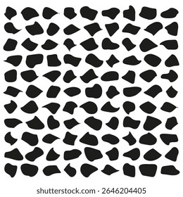 Padrão do ícone de fragmento. Design de forma preta. Ilustração de grade minimalista. Símbolo de bloco vetorial.