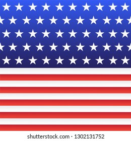 A fragment of the national flag of the United States. Abstract background. EPS10