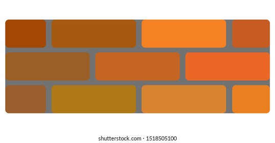 fragment of a red brick brick wall