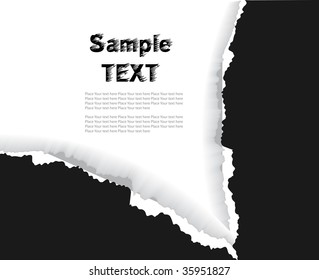   fragmentary paper with place for text