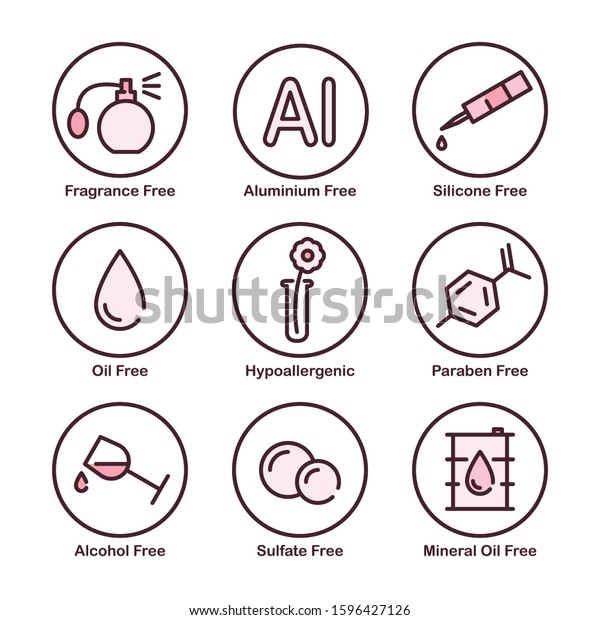 Fragrance Aluminium Silicone Oil Mineral Oil Stock Vector Royalty Free 1596427126