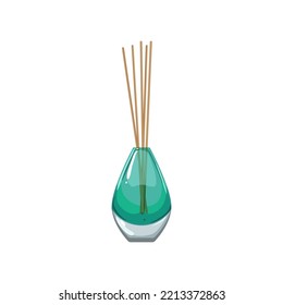 fragrance aroma sticks cartoon. fragrance aroma sticks sign. isolated symbol vector illustration