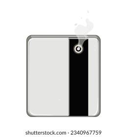 fragrance automatic air freshener cartoon. smell room, aerosol object, care perfume fragrance automatic air freshener sign. isolated symbol vector illustration