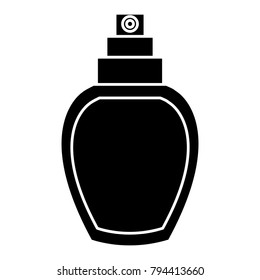 Fragrance bottle isolated