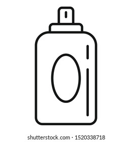 Fragrance deodorant icon. Outline fragrance deodorant vector icon for web design isolated on white background